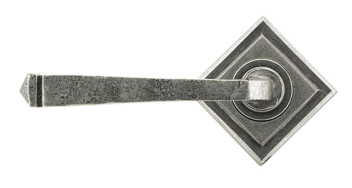 Avon Round Lever on Rose Set (Sprung) by From The Anvil