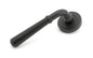 From The Anvil's Matt Black Hammered Newbury Lever on Rose Set (Sprung)