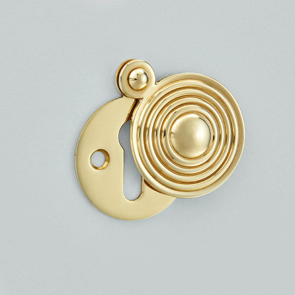 Croft - Reeded Escutcheon 4565 by Croft Ironmongery