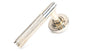 From The Anvil's Polished Nickel Brompton Lever on Rose Set (Sprung)