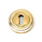 From The Anvil's Aged Brass Round Escutcheon