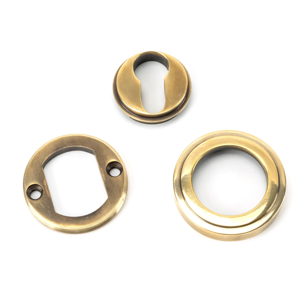 Round Euro Escutcheon by From The Anvil