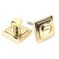 From The Anvil's Aged Brass Round Thumbturn Set