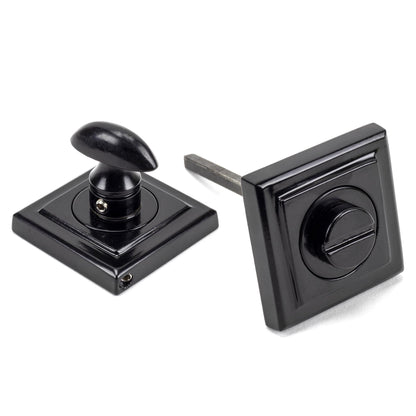 From The Anvil's Black Round Thumbturn Set