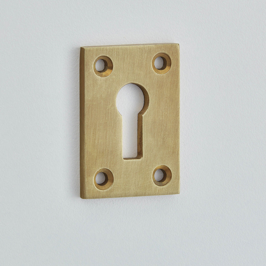 Croft - Plain Oblong Escutcheon 4574 by Croft Ironmongery