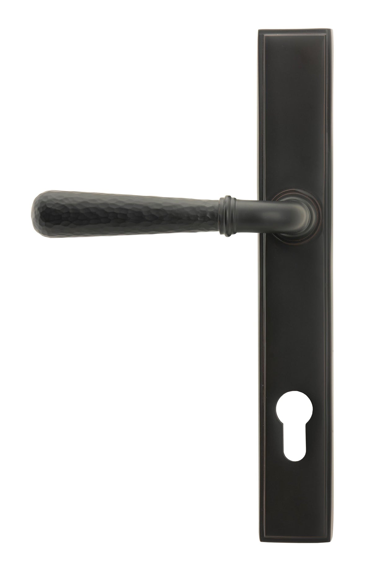 Hammered Newbury Slimline Espag. Lock Set by From The Anvil