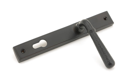 Hammered Newbury Slimline Espag. Lock Set by From The Anvil
