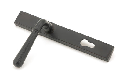 Hammered Newbury Slimline Espag. Lock Set by From The Anvil