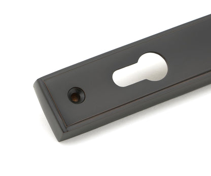 Hammered Newbury Slimline Espag. Lock Set by From The Anvil