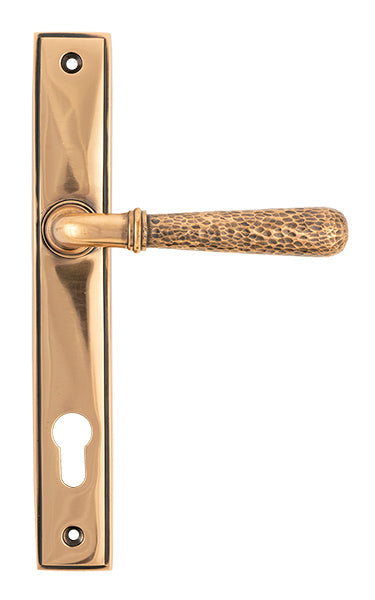 From The Anvil, Hammered Newbury Slimline Espag. Lock Set, Window Hardware, Espagnolette