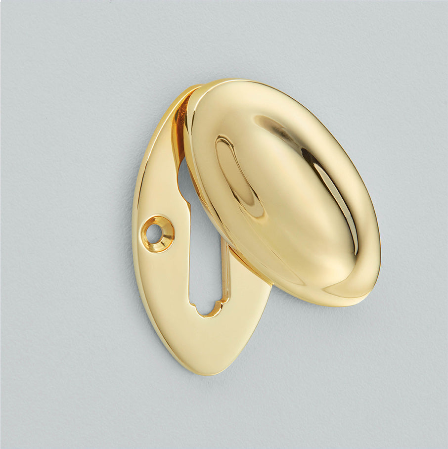 Croft - Raised Oval Covered Escutcheon 4582 by Croft Ironmongery
