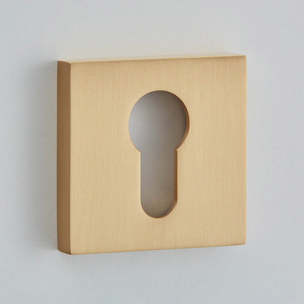 Croft - Square Escutcheon 4584 by Croft Ironmongery