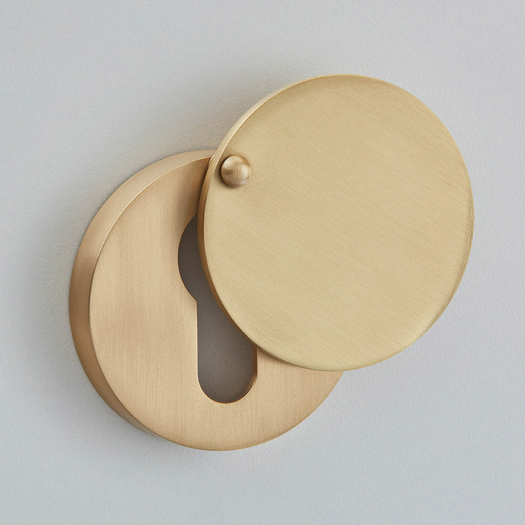 Croft - Round Euro Profile Escutcheon - Covered 4585 by Croft Ironmongery