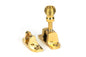 From The Anvil's Polished Brass Beehive Brighton Fastener