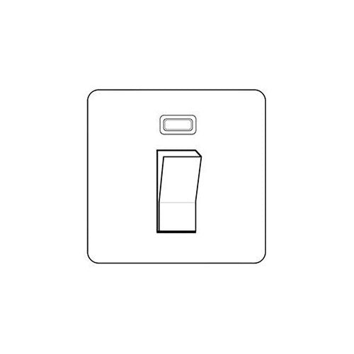 Gainsborough Range Matt Bronze Switches & Sockets, GF09 - 45A DP Cooker Switch with Neon (single plate) by Heritage Brass By M-Marcus