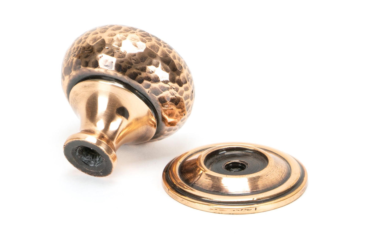 Hammered Mushroom Cabinet Knob by From The Anvil