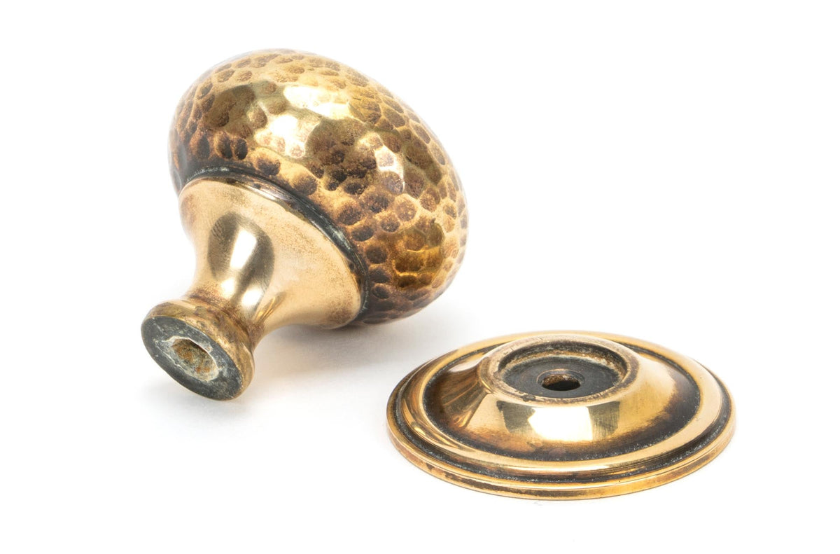 Hammered Mushroom Cabinet Knob by From The Anvil
