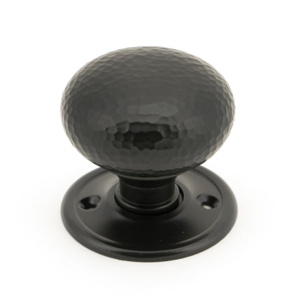 Hammered Mushroom Mortice/Rim Knob Set by From The Anvil