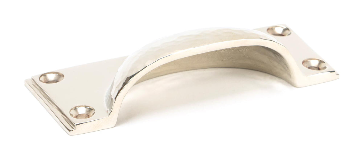 Hammered Art Deco Drawer Pull by From The Anvil