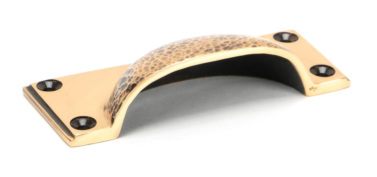 Hammered Art Deco Drawer Pull by From The Anvil