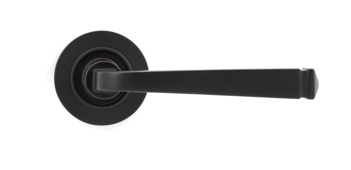 Avon Round Lever on Rose Set (Sprung) by From The Anvil
