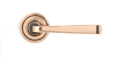 Avon Round Lever on Rose Set (Sprung) by From The Anvil
