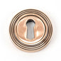 From The Anvil's Polished Bronze Round Escutcheon