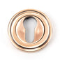 From The Anvil's Polished Bronze Round Euro Escutcheon