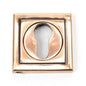 From The Anvil's Polished Bronze Round Euro Escutcheon
