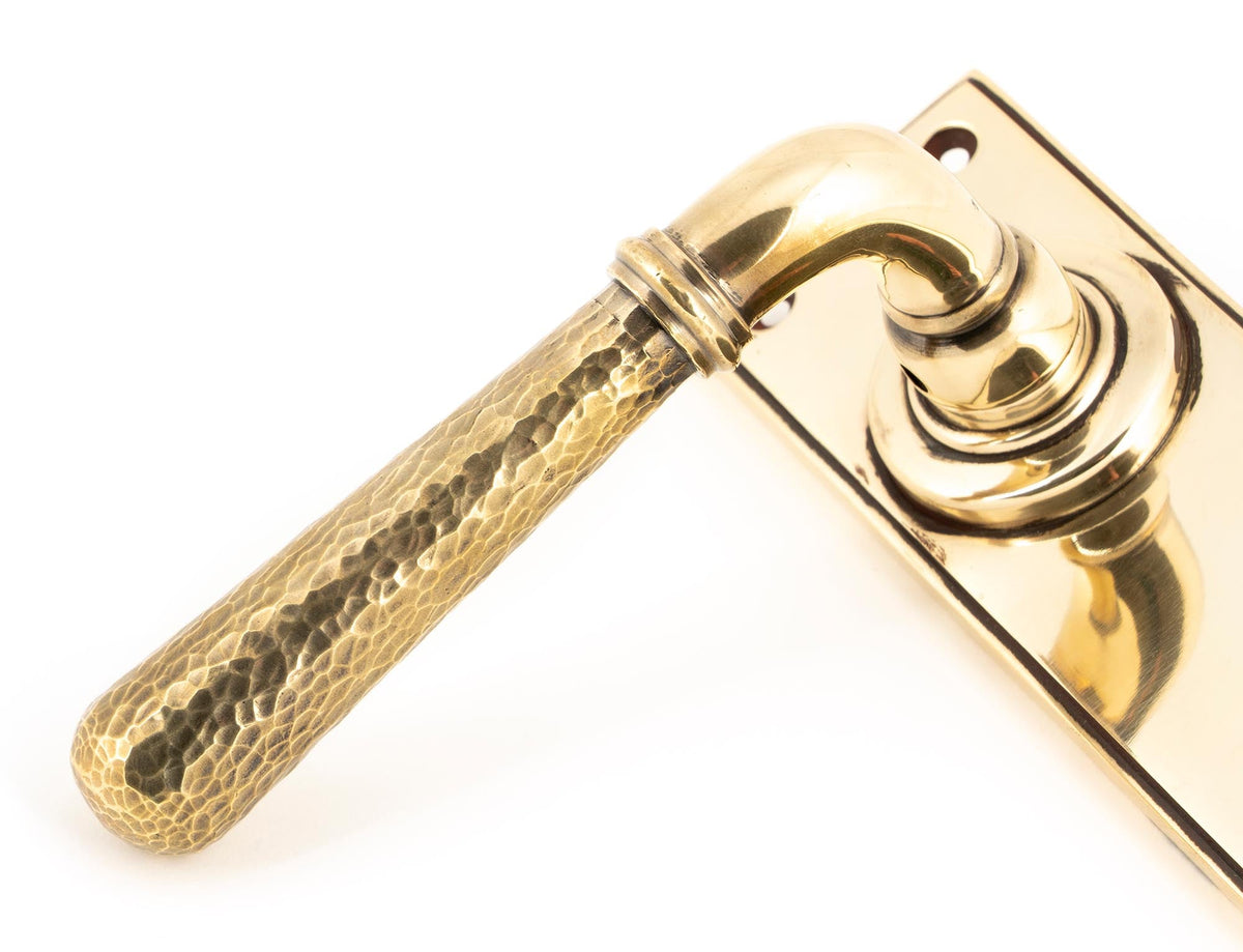 Hammered Newbury Lever Lock Set by From The Anvil