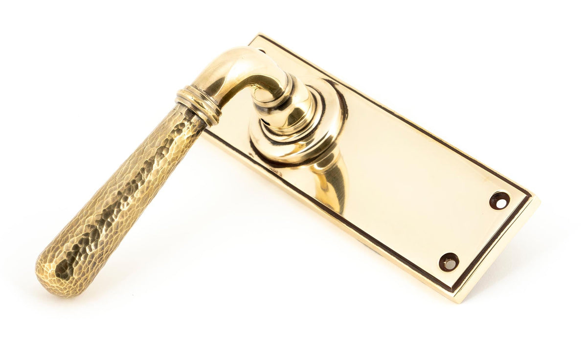 Hammered Newbury Lever Latch Set by From The Anvil