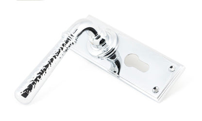 Hammered Newbury Lever Euro Lock Set by From The Anvil