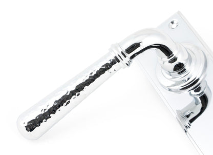 Hammered Newbury Lever Euro Lock Set by From The Anvil