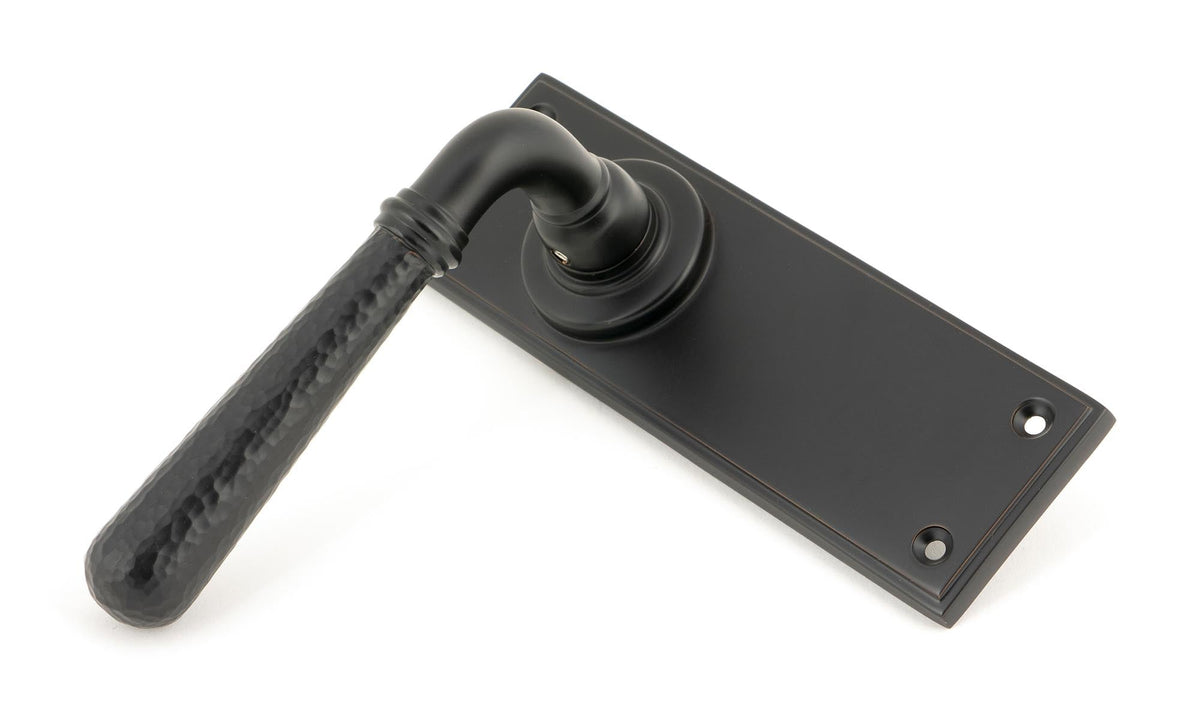 Hammered Newbury Lever Latch Set by From The Anvil