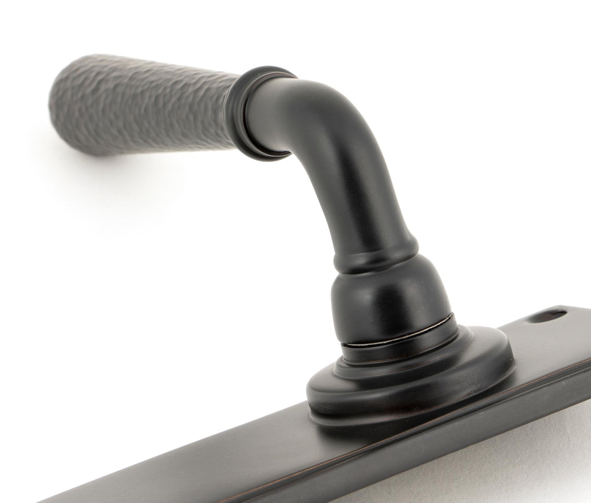 Hammered Newbury Lever Latch Set by From The Anvil