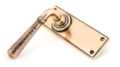 Hammered Newbury Lever Latch Set by From The Anvil