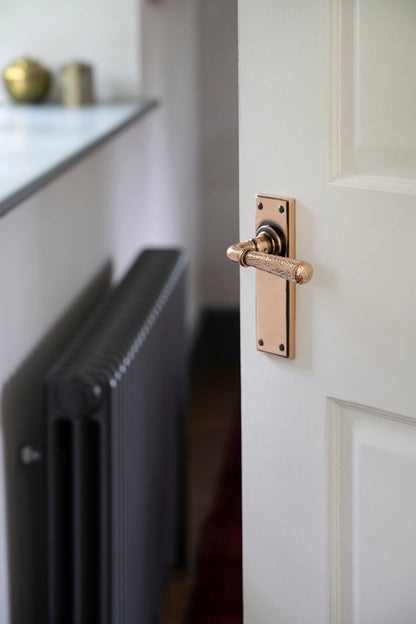 Hammered Newbury Lever Latch Set by From The Anvil