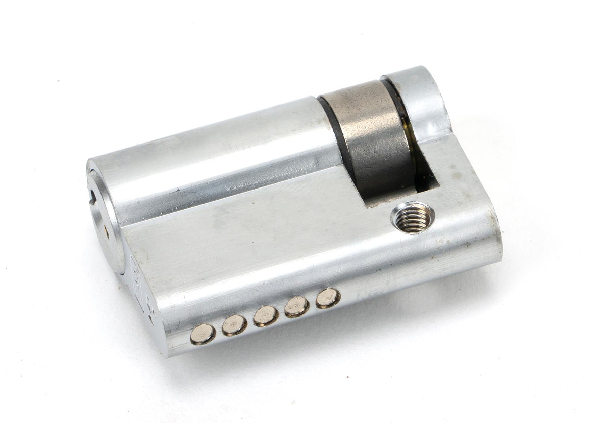 From The Anvil's Satin Chrome 5 Pin Single Cylinder