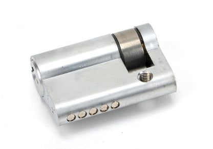 From The Anvil's Satin Chrome 5 Pin Single Cylinder