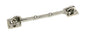 From The Anvil's Polished Nickel Traditional Cabin Hook