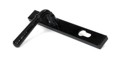 Hammered Newbury Slimline Espag. Lock Set by From The Anvil