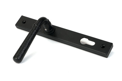 Hammered Newbury Slimline Espag. Lock Set by From The Anvil
