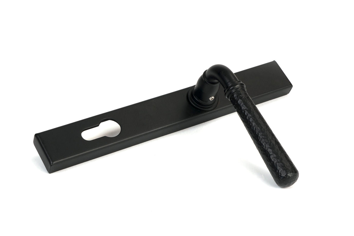 Hammered Newbury Slimline Espag. Lock Set by From The Anvil