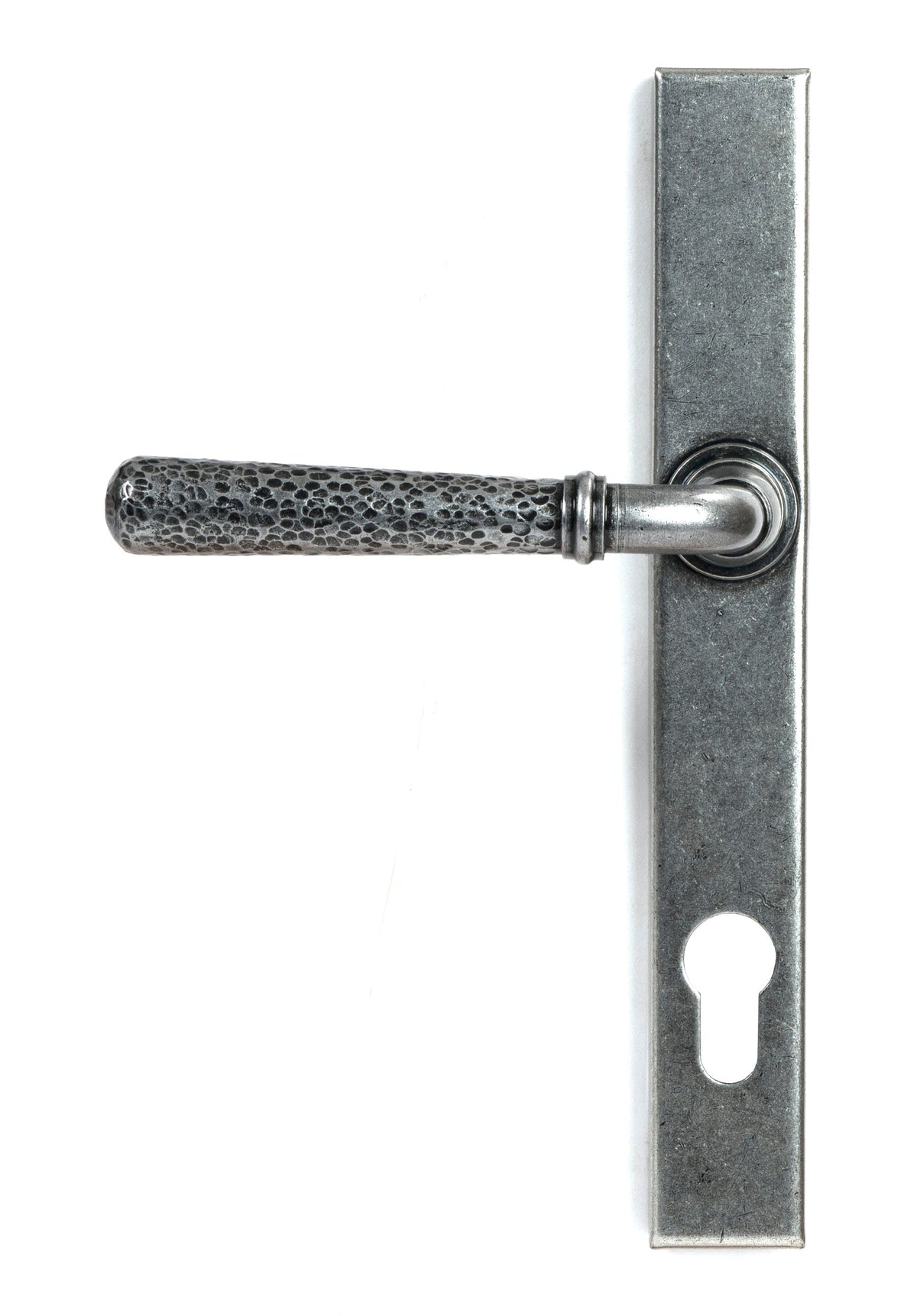 Hammered Newbury Slimline Espag. Lock Set by From The Anvil