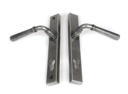 Hammered Newbury Slimline Espag. Lock Set by From The Anvil