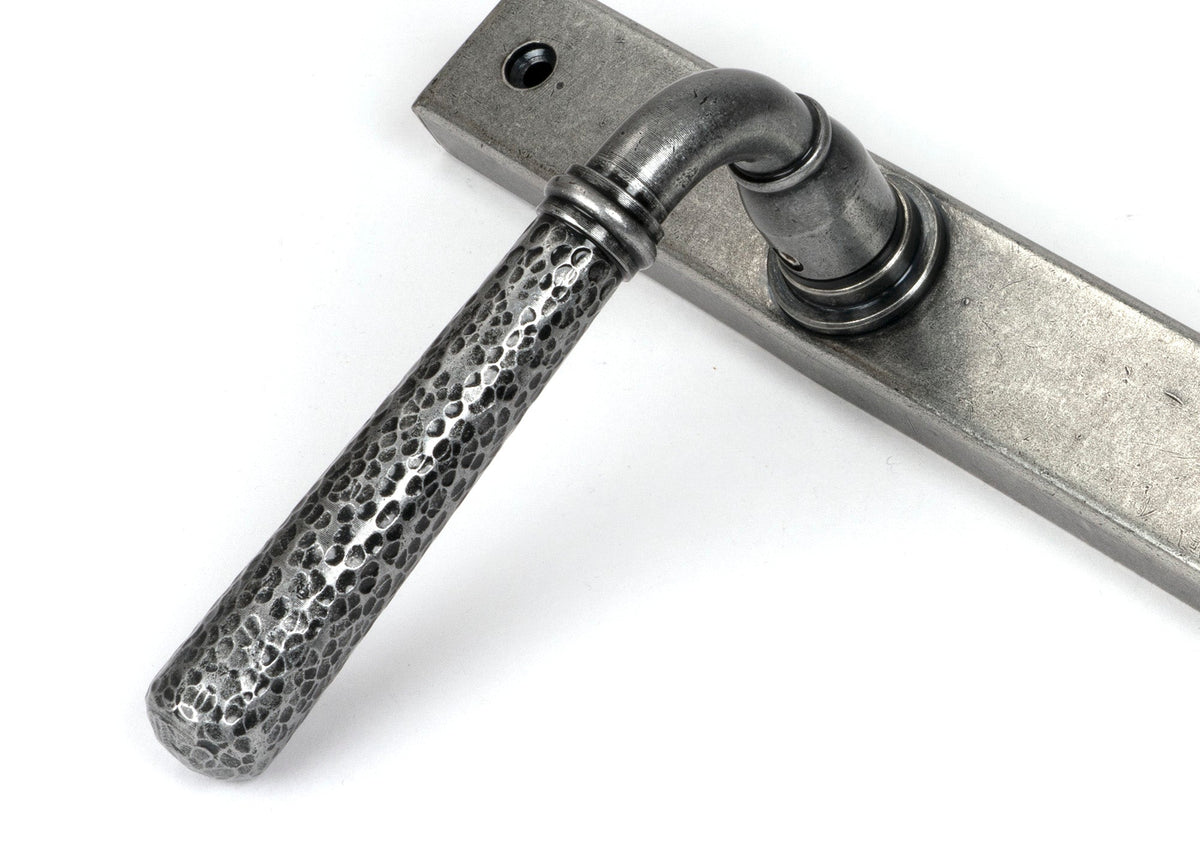 Hammered Newbury Slimline Espag. Lock Set by From The Anvil