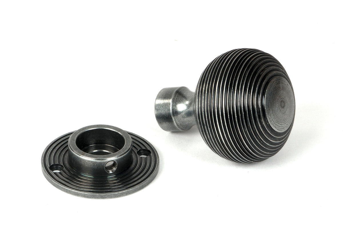 Heavy Beehive Mortice/Rim Knob Set by From The Anvil