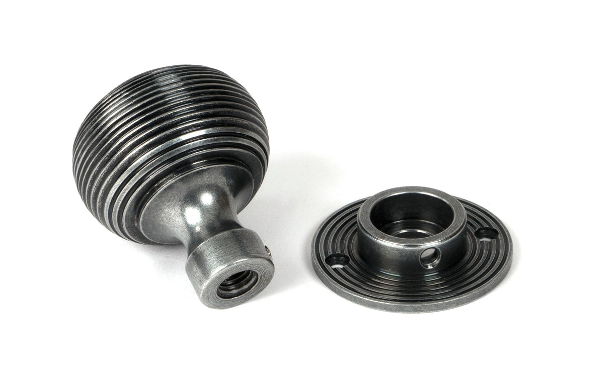 Heavy Beehive Mortice/Rim Knob Set by From The Anvil
