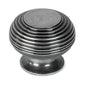 From The Anvil's Pewter Patina Beehive Cabinet Knob