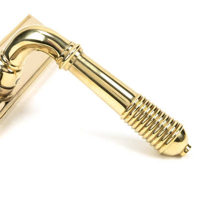 Reeded Slimline Lever Espag. Lock Set by From The Anvil